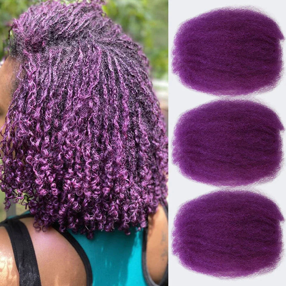 Afro Kinky Bulk Human Hair