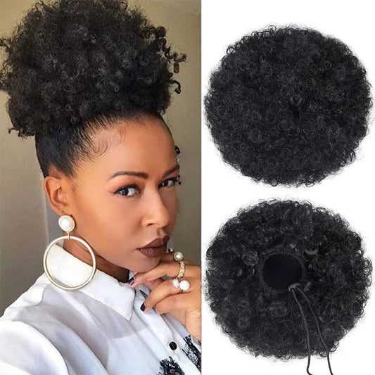 Afro Puff Drawstring Ponytail Hair Extension