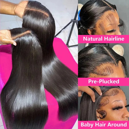 Glueless Straight Frontal Wig